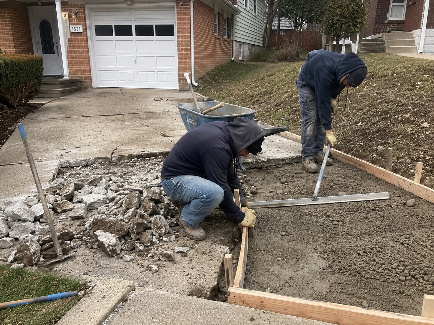 Concrete pitting repair Pittsburgh